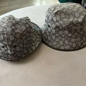 Coach | Accessories | Coach Gray And Brown Monogram Hat  display picture 3